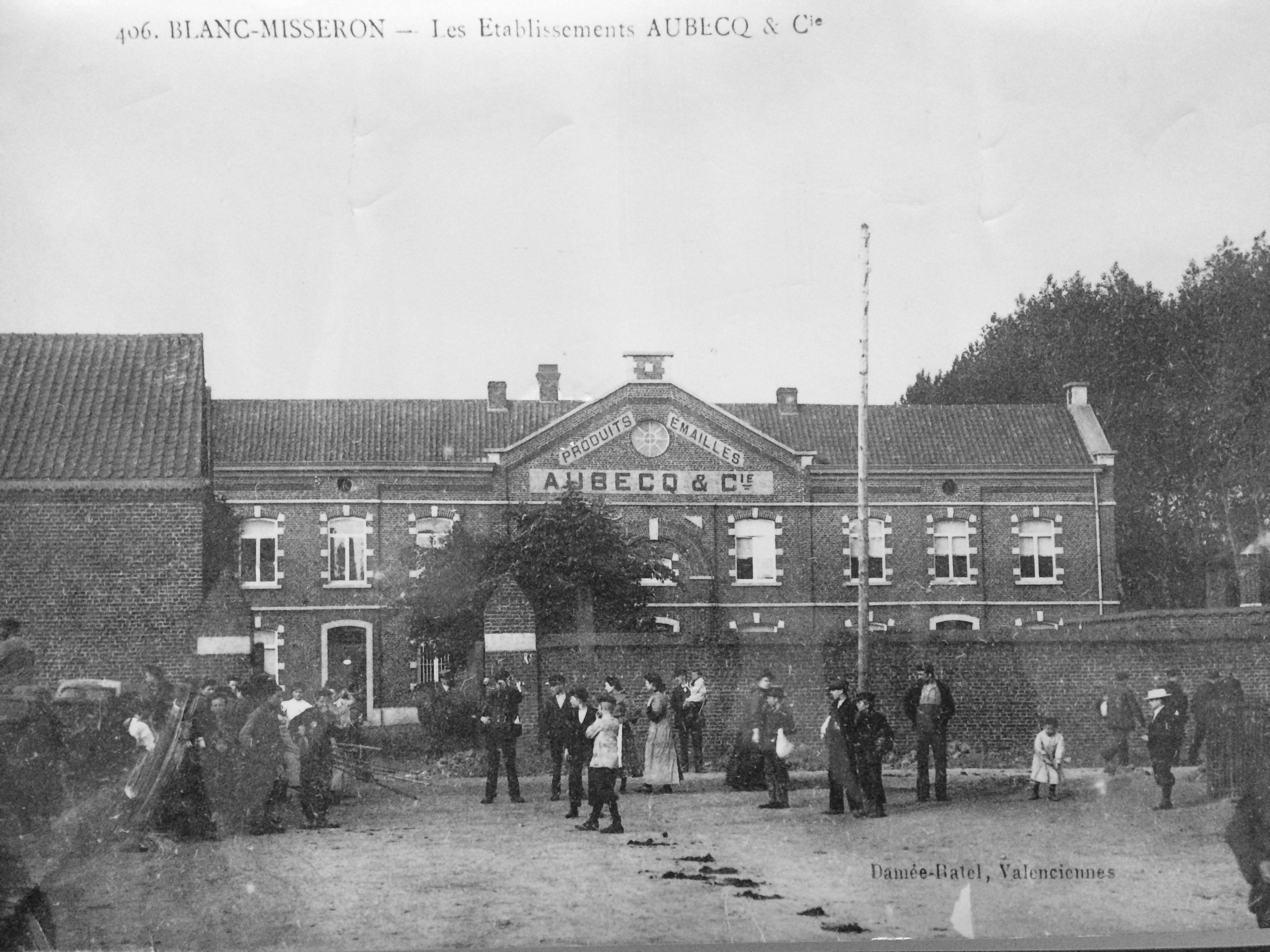 Établissements AUBECQ à Blanc-Misseron en 1893.